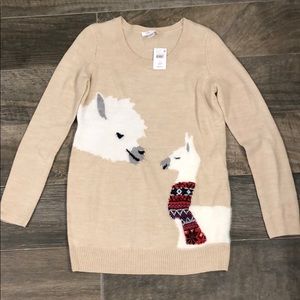Motherhood Maternity Mama Llama Sweater